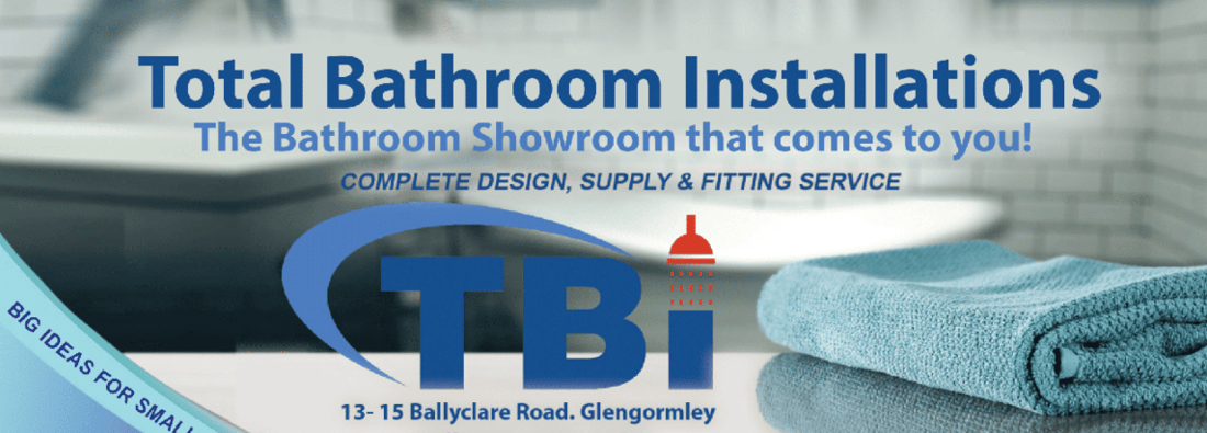 Main header - "Total Bathroom Installations"