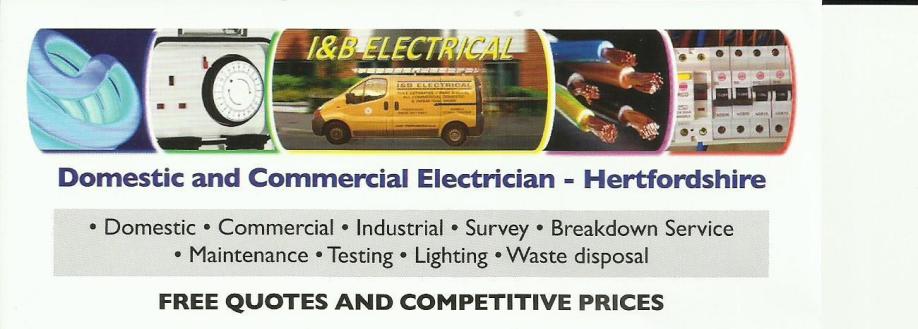 Main header - "I&B Electrical"