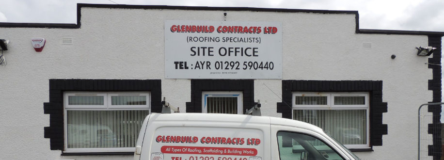 Main header - "Glenbuild Roofing Contracts ltd"