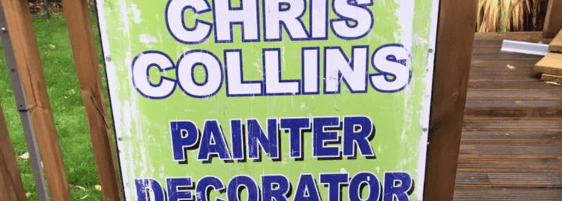 Main header - "C Collins Decorating"