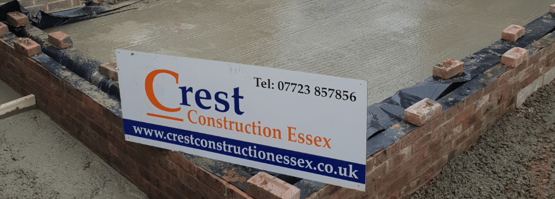 Main header - "Crest Construction Essex"