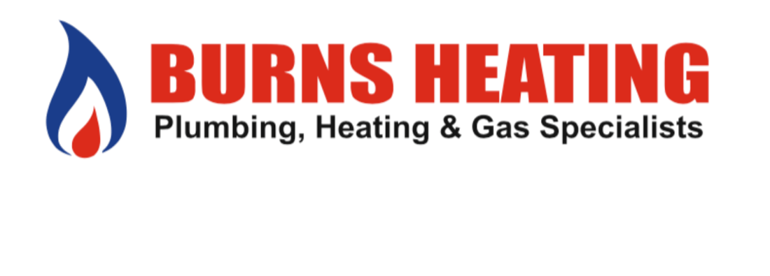 Main header - "Burns Heating"