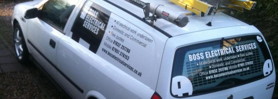 Main header - "boss electrical services"