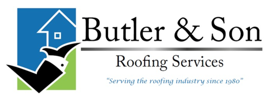 Main header - "Butler And Son Roofing services"