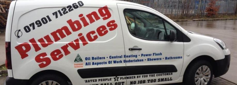 Main header - "plumbing services"