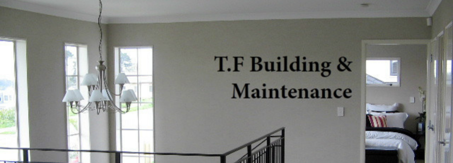 Main header - "T.F Building & Maintenance"