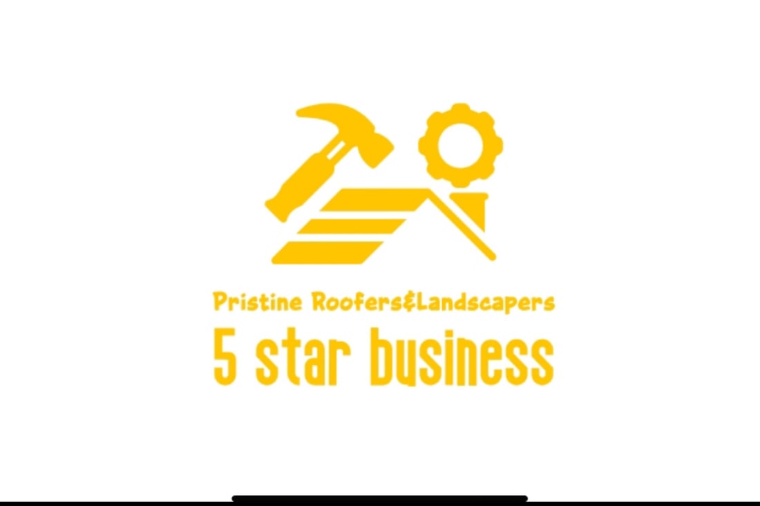 Main header - "Pristine Roofers & Landscapers"