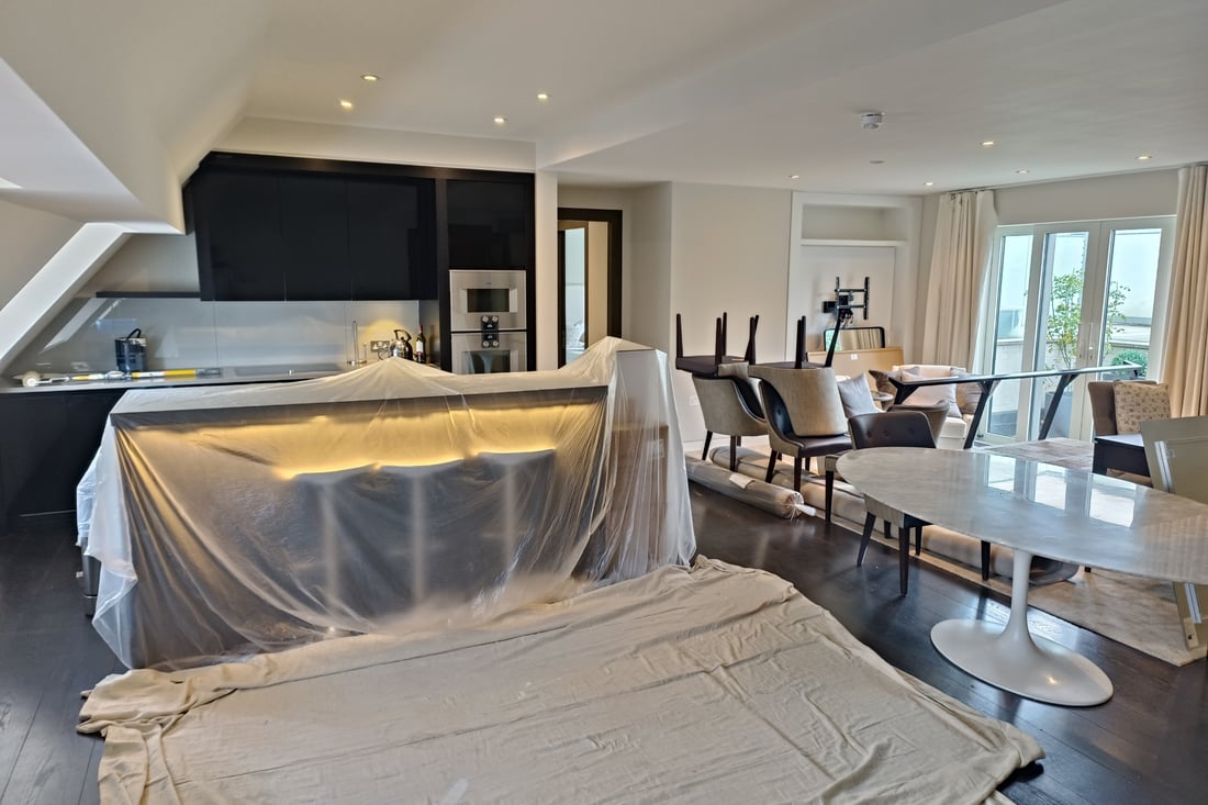 Main header - "Revamp Professional Painting & Decorating"