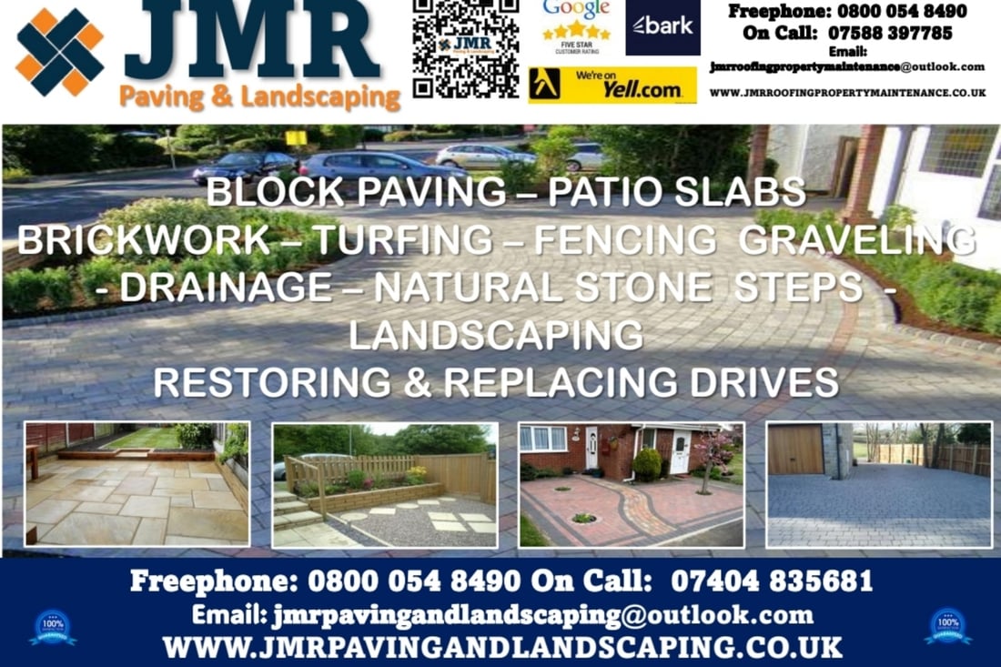 Main header - "JMR Property Maintenance"