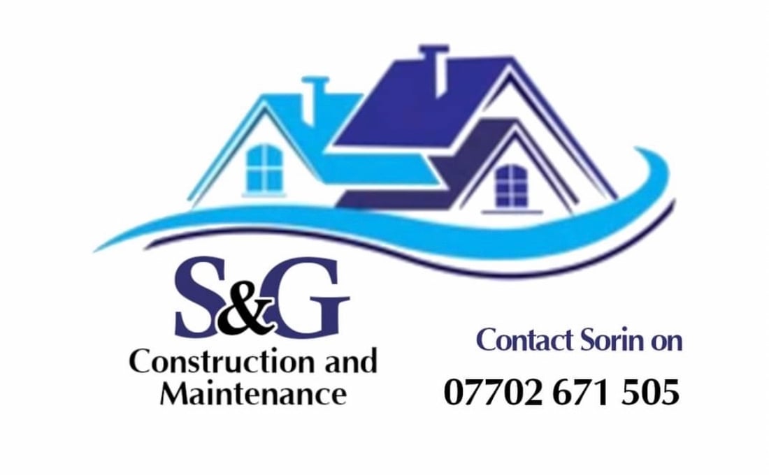 Main header - "S & G Construction"