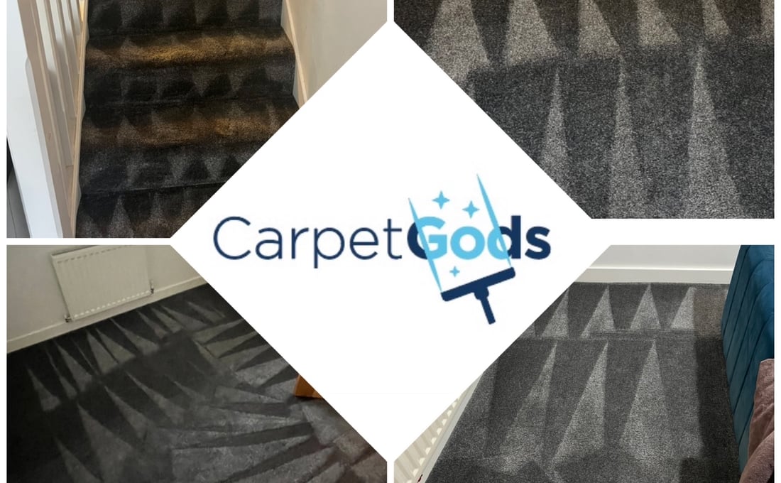 Main header - "Carpet Gods Carpet Cleaning Services"
