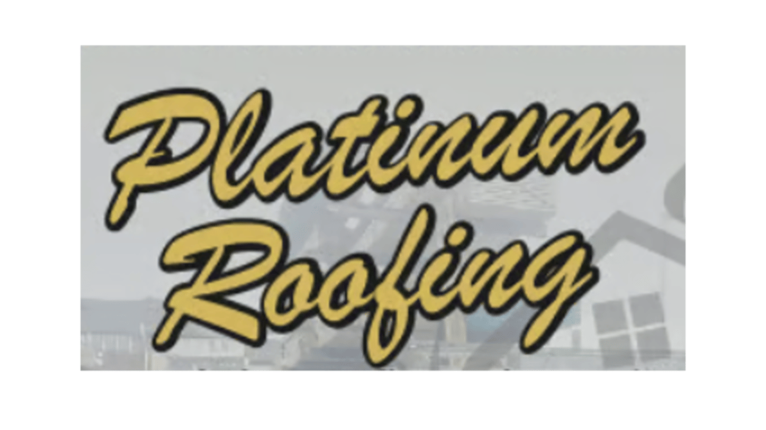 Main header - "Platinum Roofing"