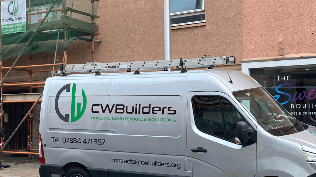 Main header - "CW BUILDERS LTD"