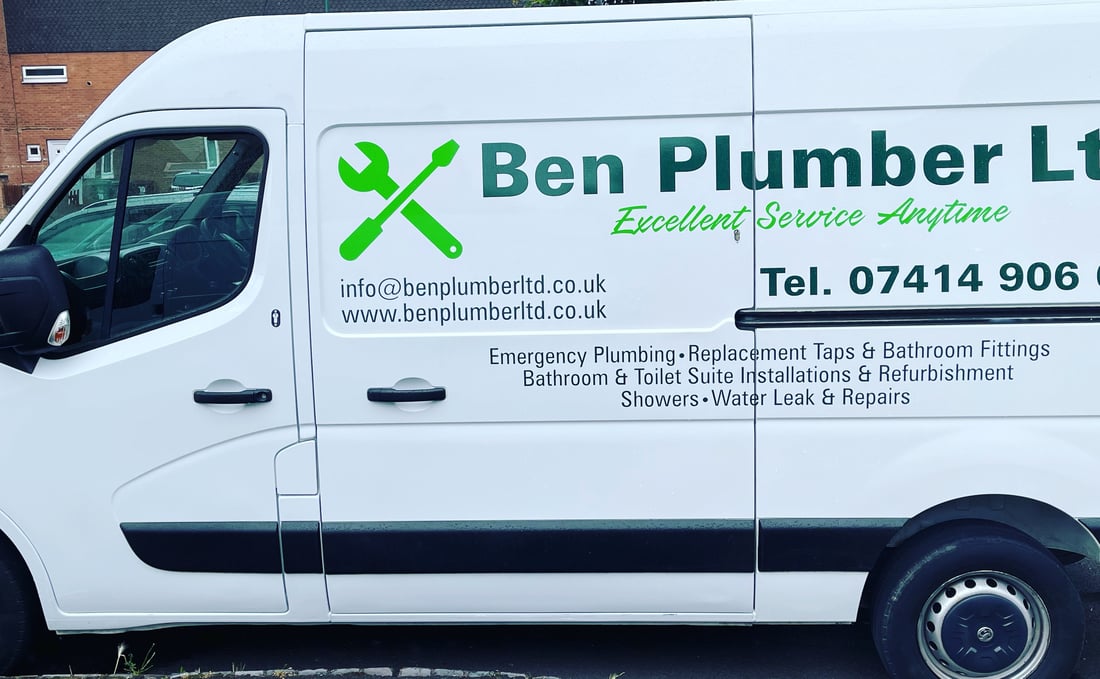 Main header - "BEN Plumbing"