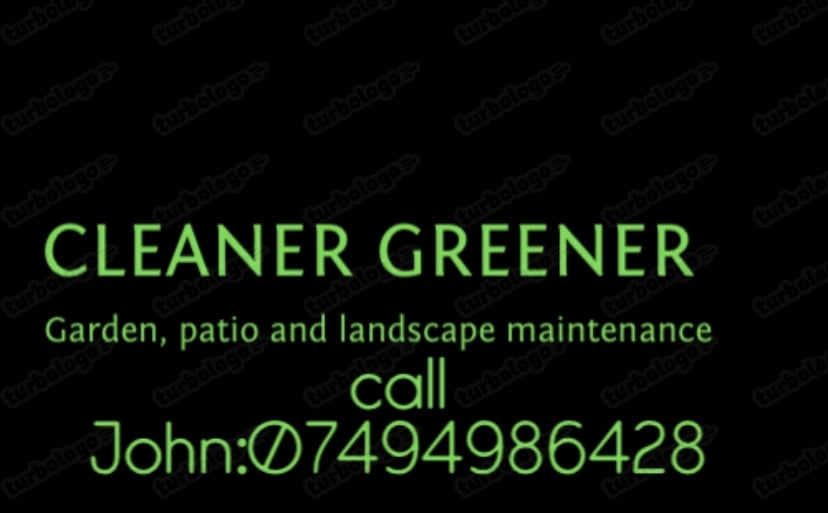 Main header - "Cleaner Greener"