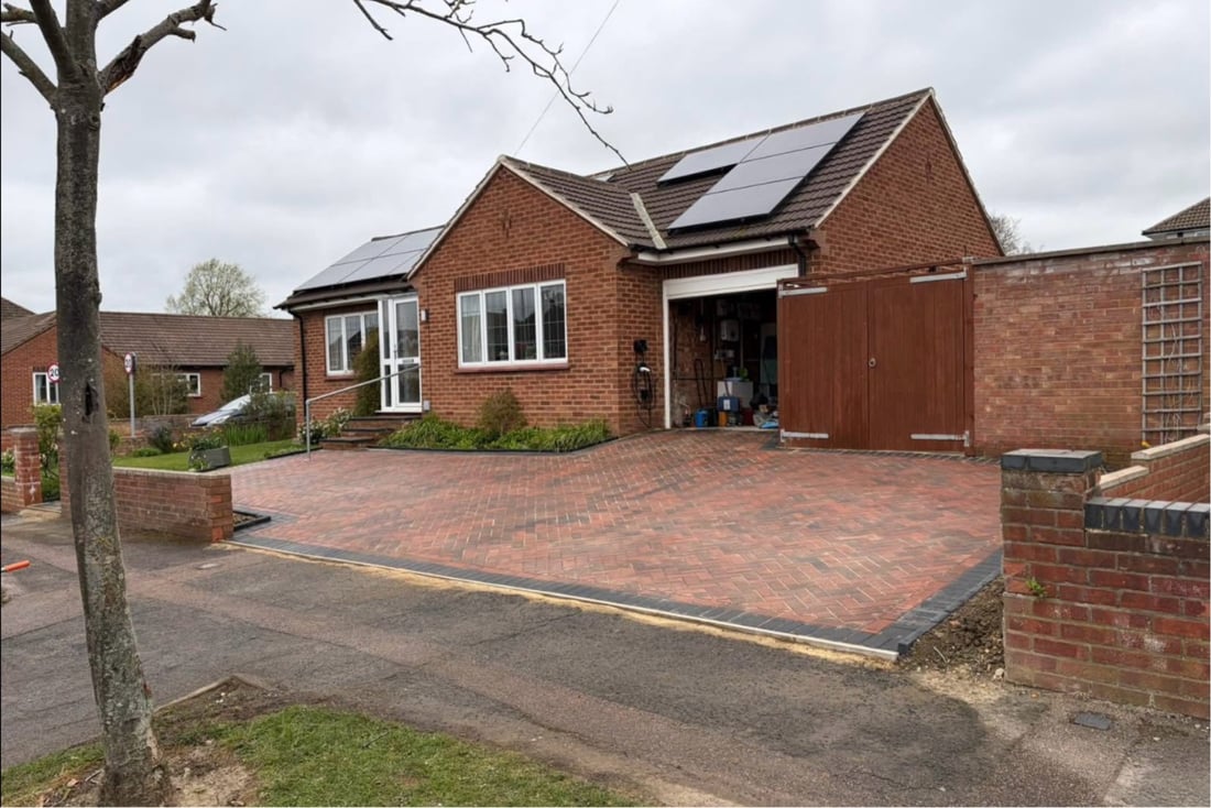 Main header - "Direct Driveways & Landscapes "