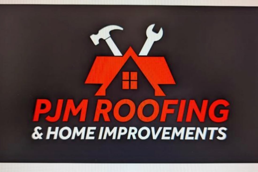 Main header - "PJM Roofing & Home Improvements"