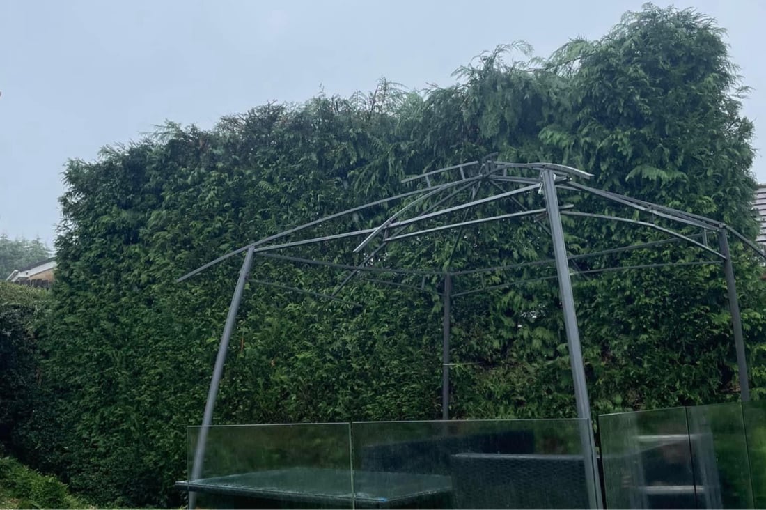 Main header - "S&J Tree Services & Landscaping"