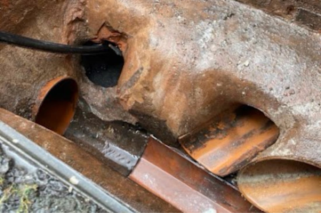 Main header - "Trueline Drainage Solutions Ltd"