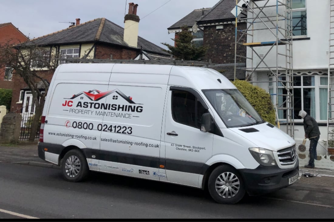 Main header - "J.C Astonishing Property Maintenance"