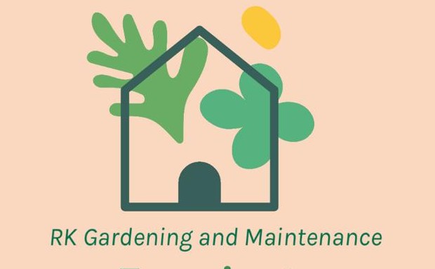 Main header - "RK Gardening and Maintenance"