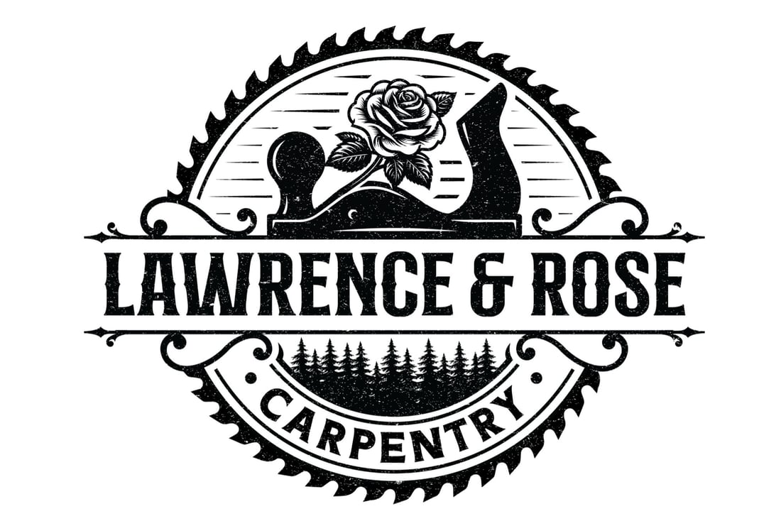 Main header - "Lawrence & Rose Carpentry"