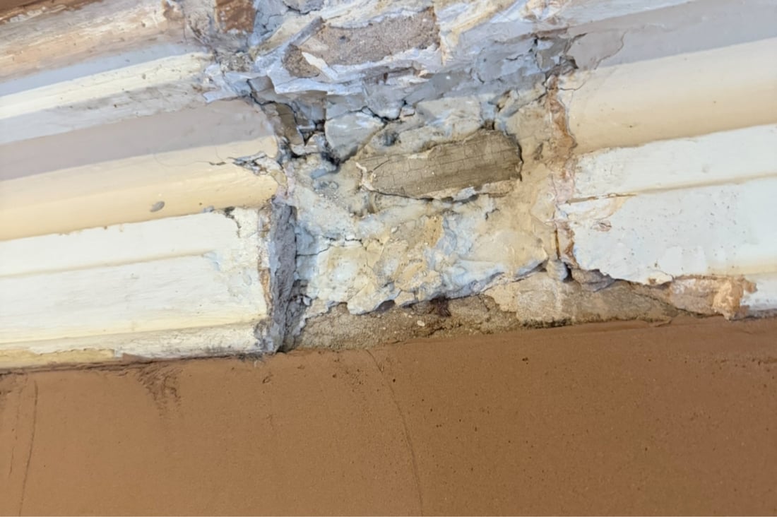Main header - "Joe Massey plastering"