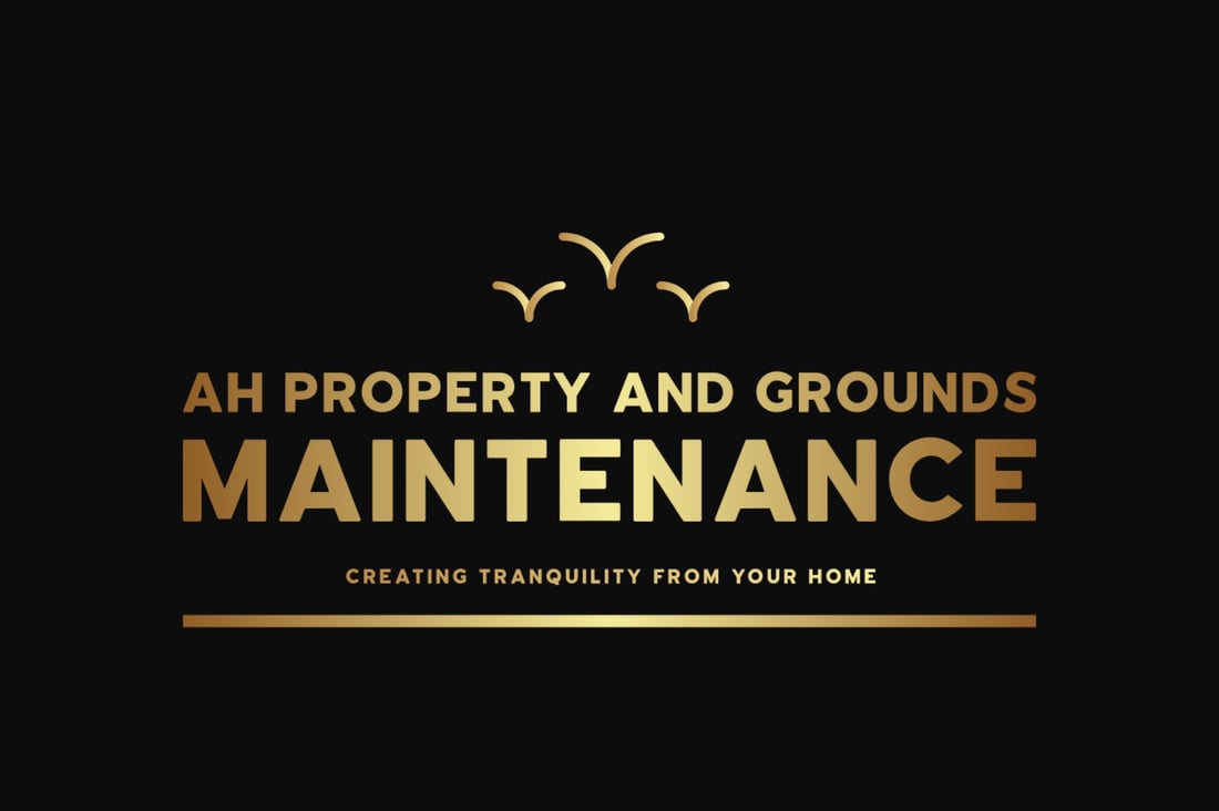 Main header - "AH Property & Ground Maintenance"