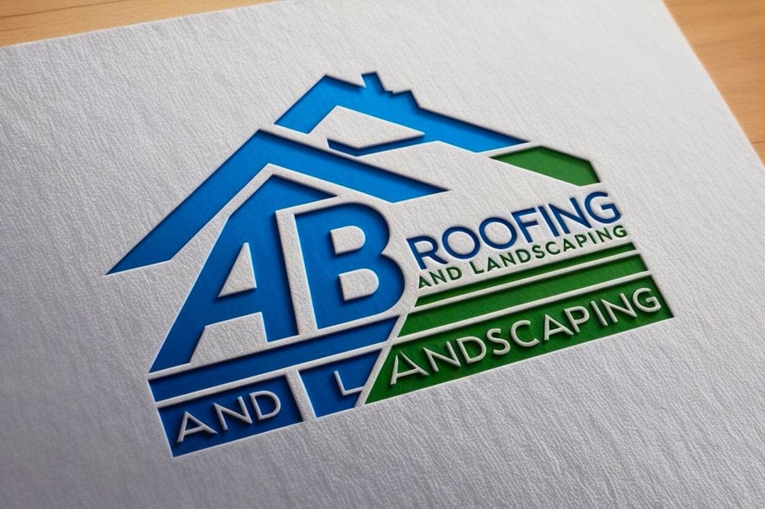 Main header - "AB Roofing & Landscaping"