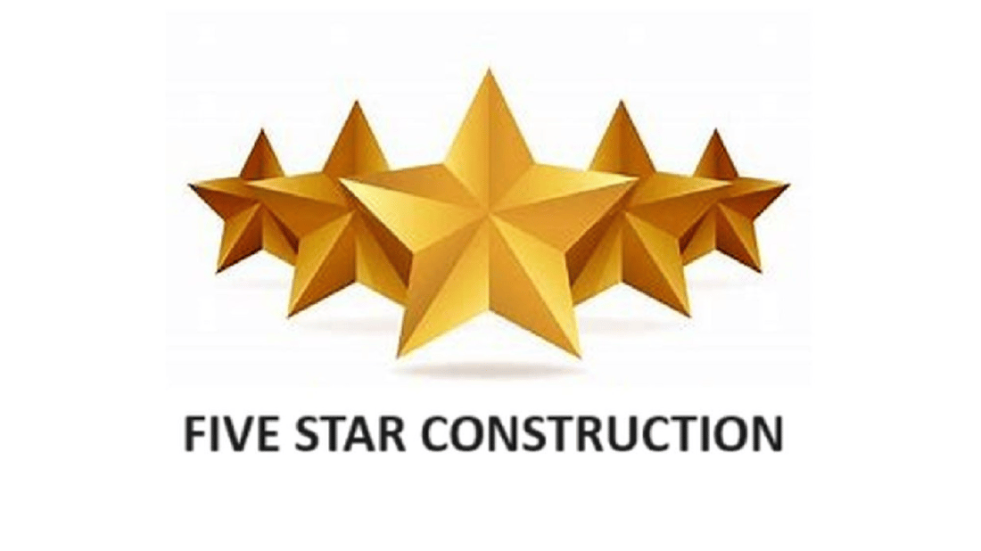 Main header - "Five Star Construction"