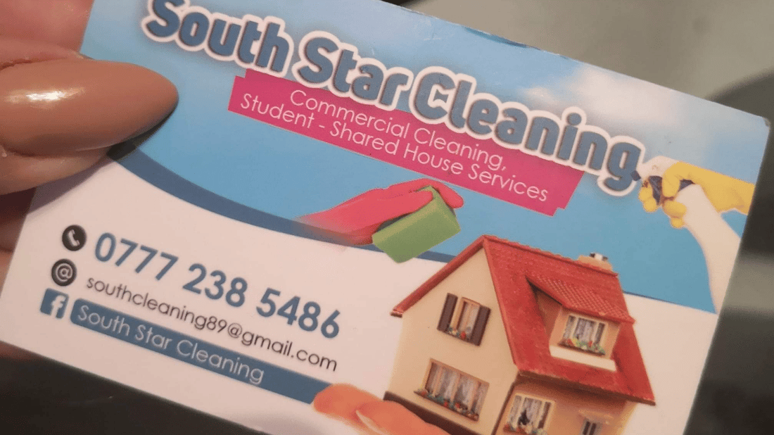 Main header - "South Star Cleaning"