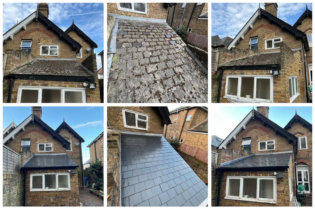Main header - "AS Roofing & Construction LTD"