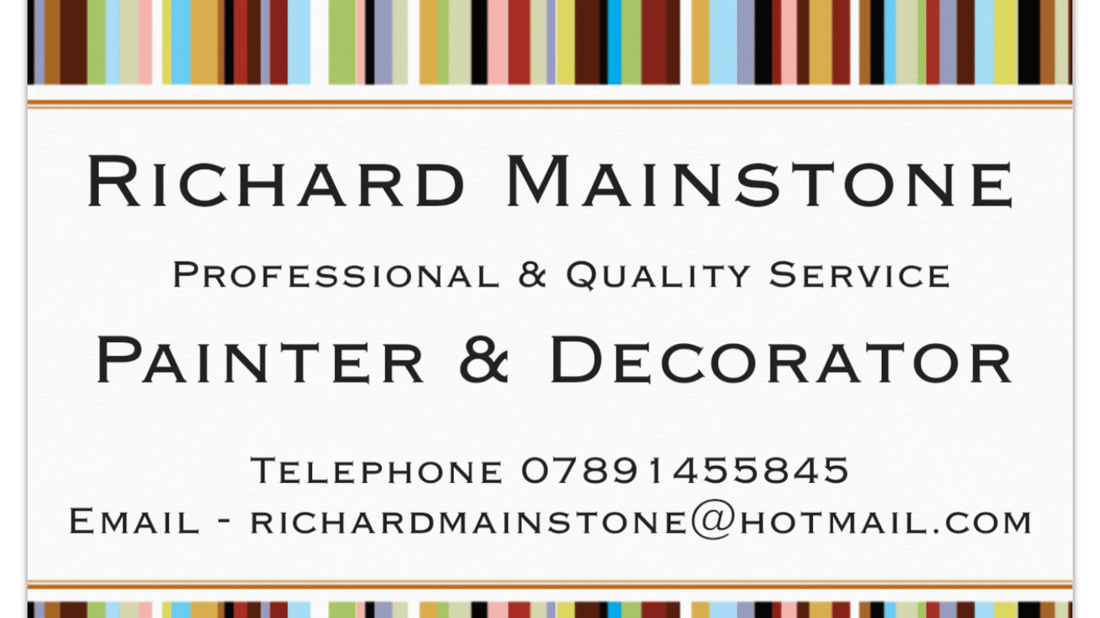 Main header - "R & J Decorators LTD"