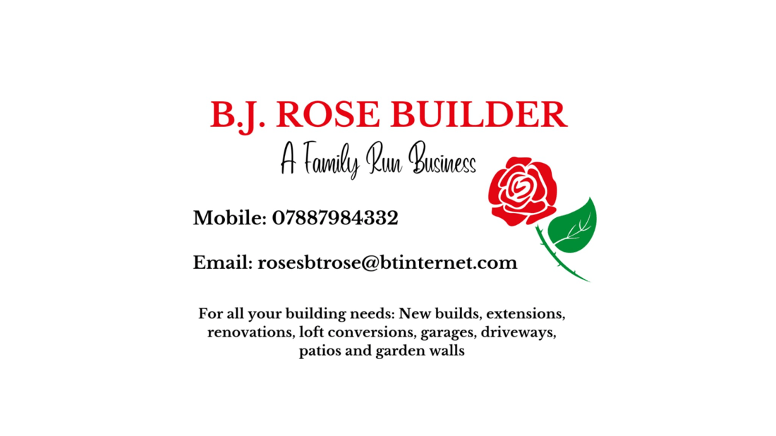 Main header - "B J ROSE BUILDER"