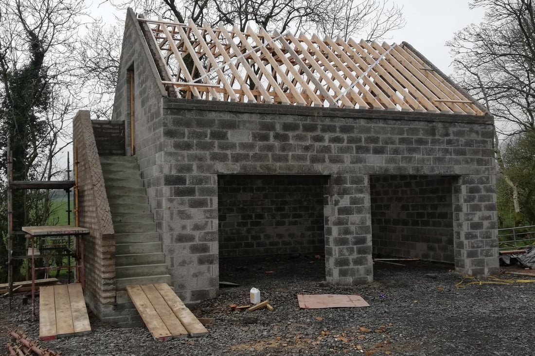 Main header - "Edenreagh construction "