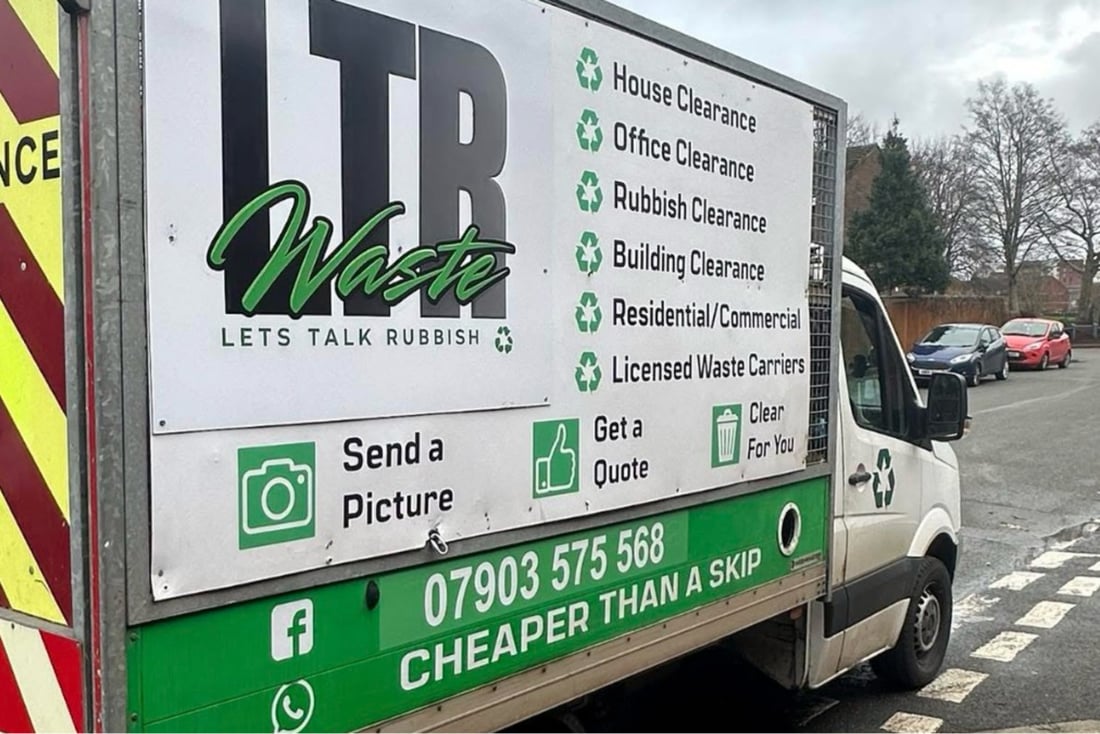 Main header - "LTR Waste Removal"