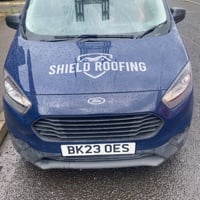Main header - "Shield Roofing"