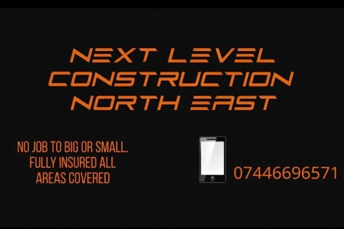 Main header - "Next Level Construction"