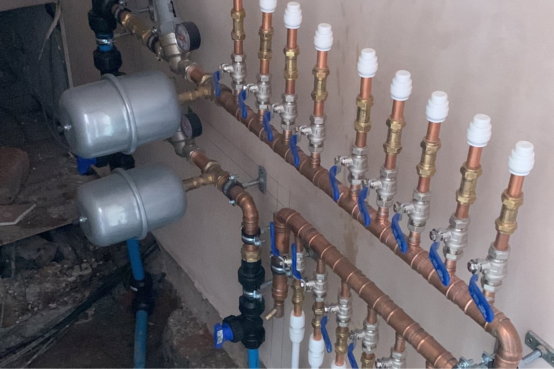 Main header - "NSA PLUMBING & HEATING"
