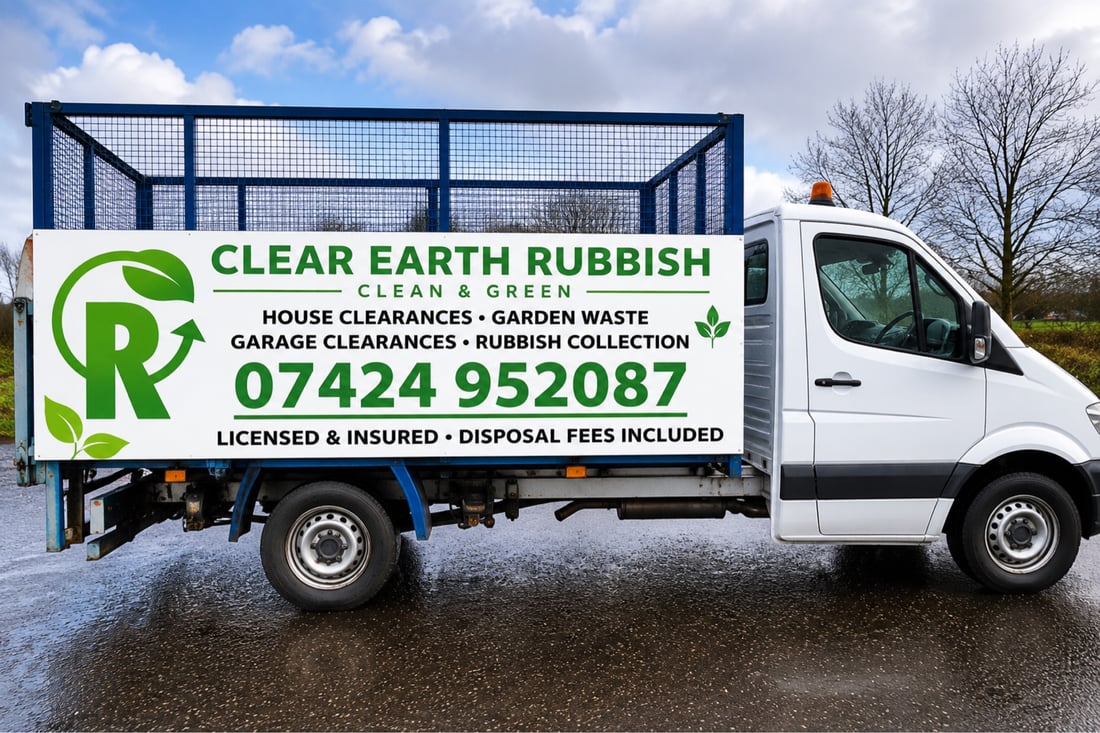 Main header - "Clear Earth Rubbish"
