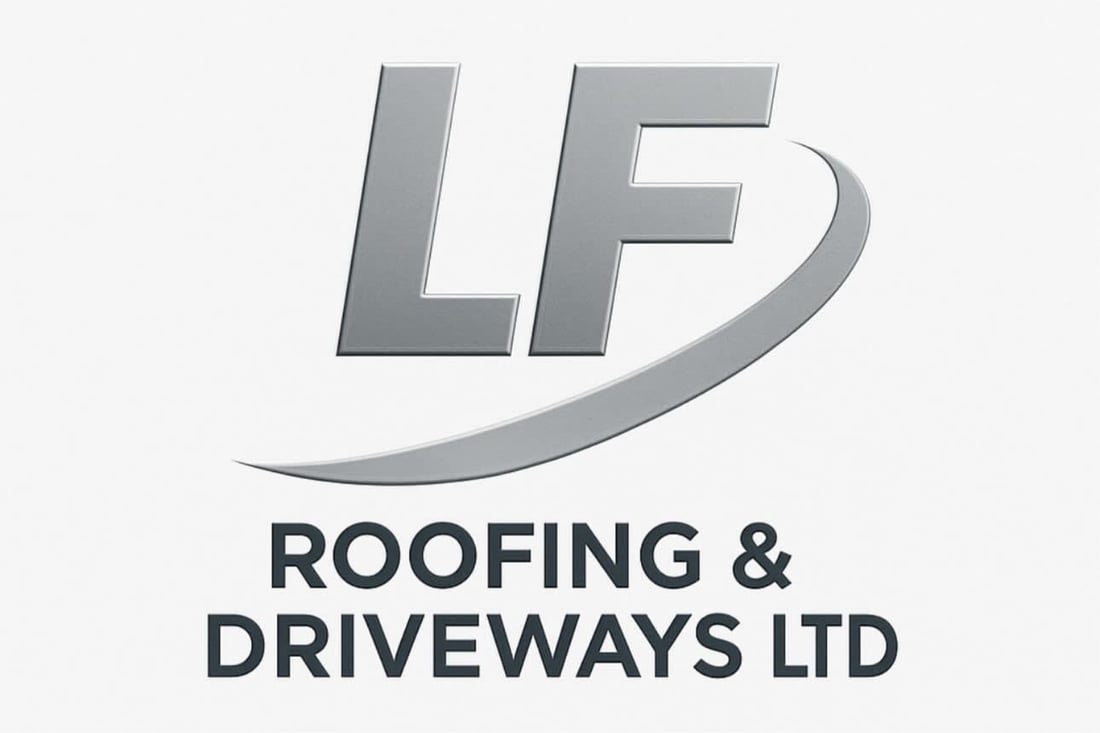 Main header - "LF ROOFING AND DRIVEWAYS LIMITED"