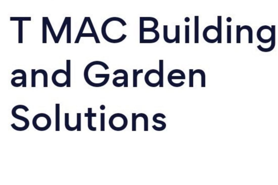 Main header - "Mac Building & Gardening "