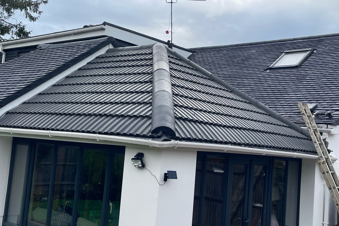 Main header - "T & Sons Roofing & Property Maintenance"