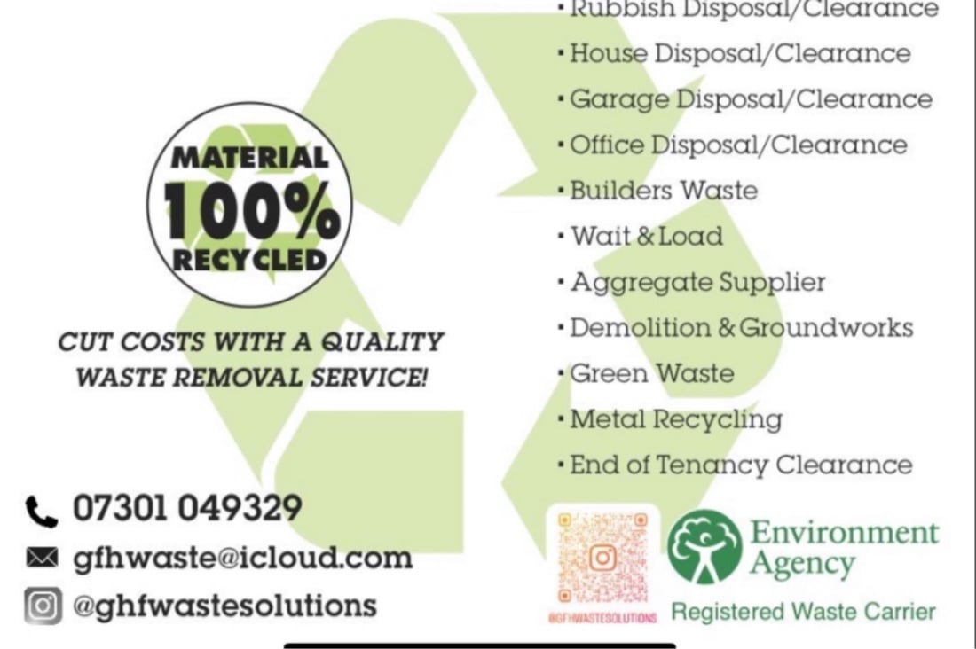 Main header - "GFH WASTE SOLUTIONS"