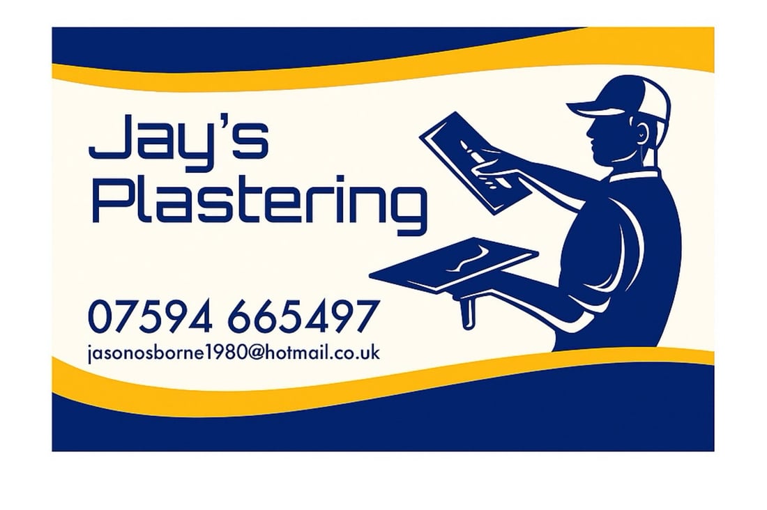 Main header - "Jay's Plastering"