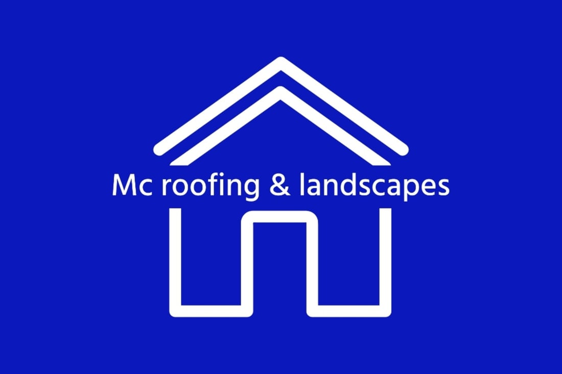 Main header - "MC Roofing & Landscapes"