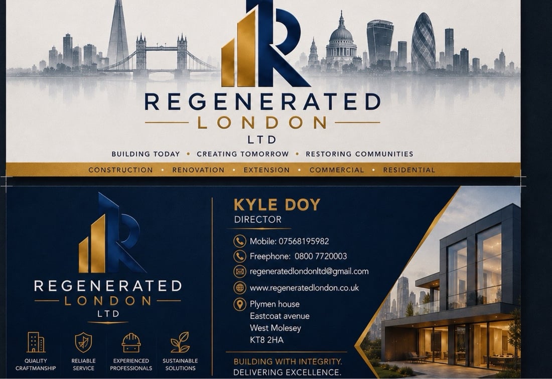 Main header - "Regenerated London LTD"