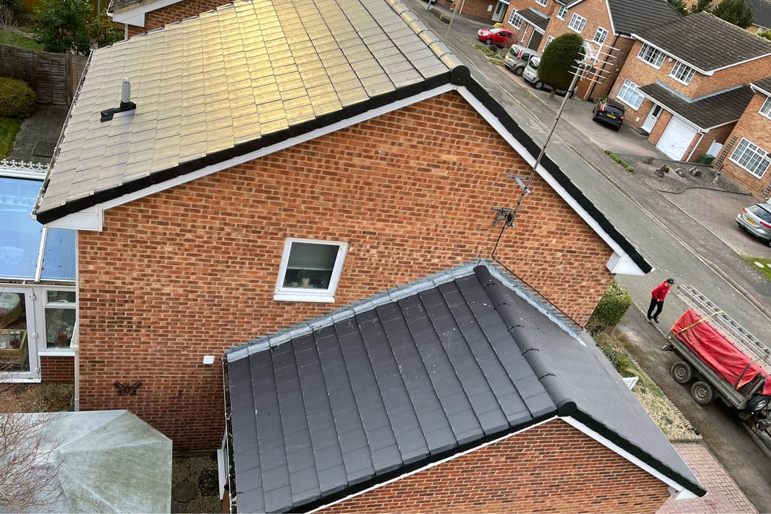 Main header - "Town & Country Roofing"