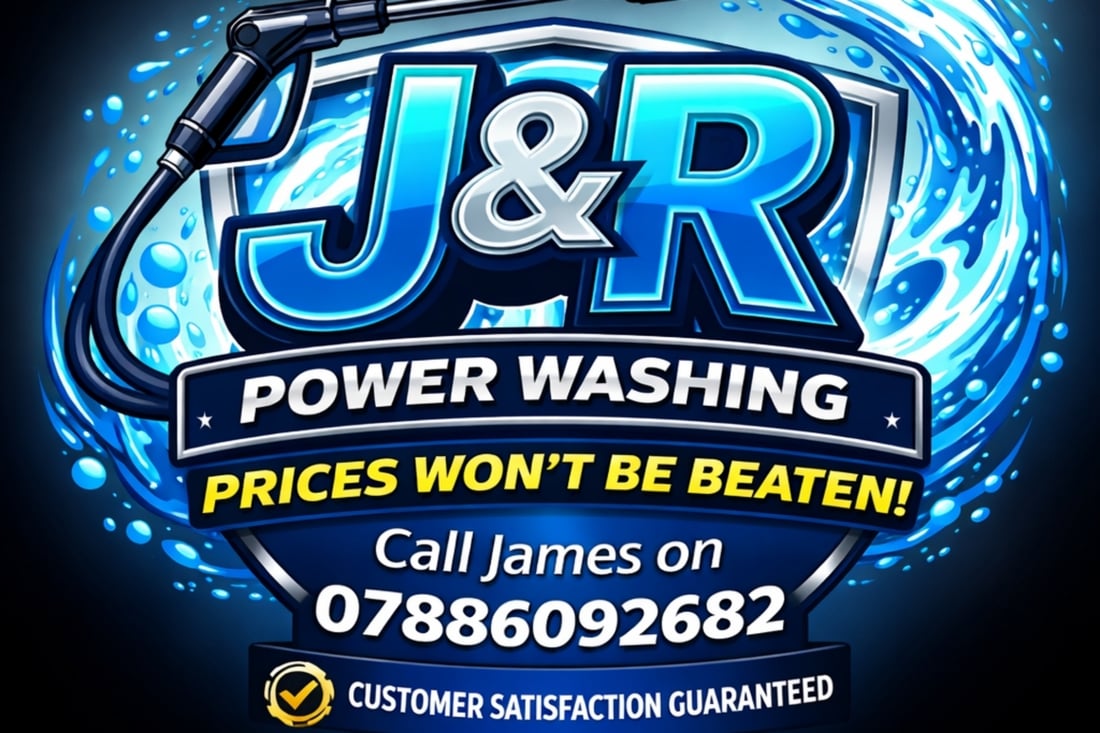 Main header - "J & R Exterior Cleaning "
