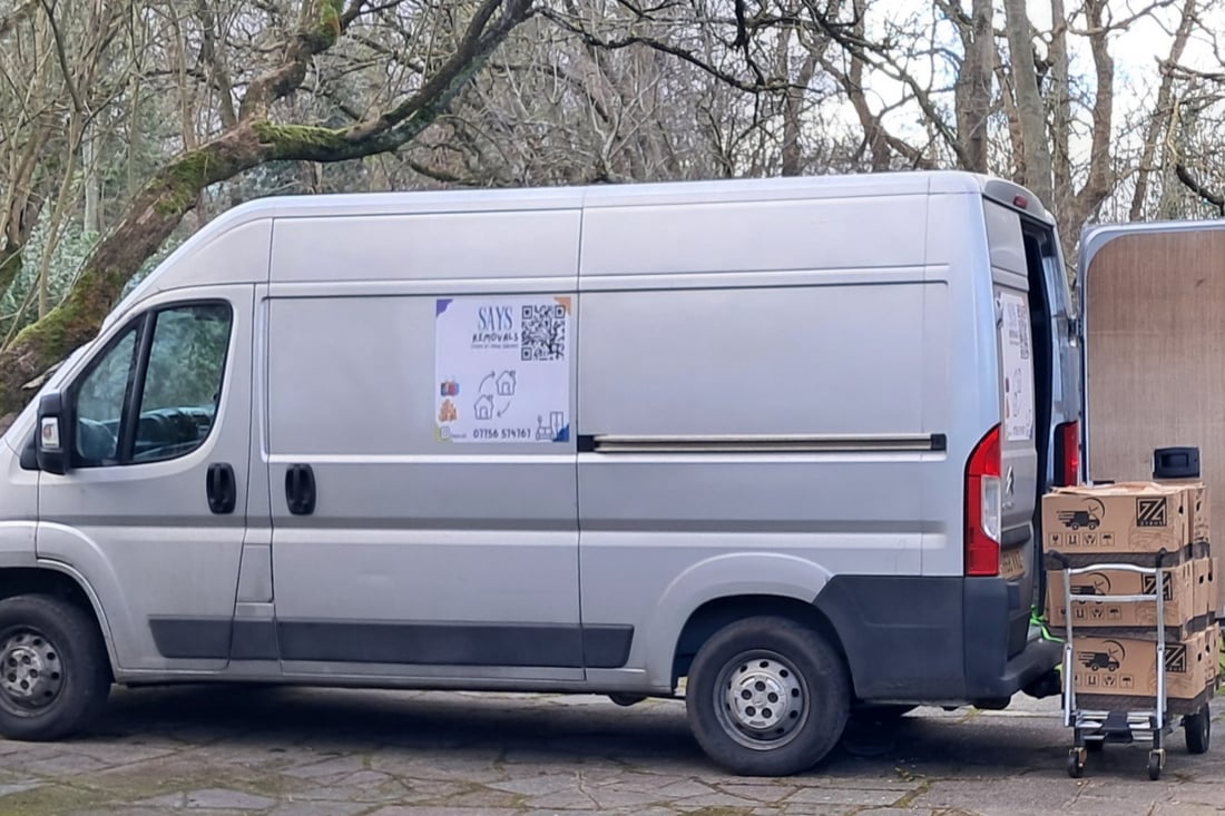 Main header - "Says Removals "